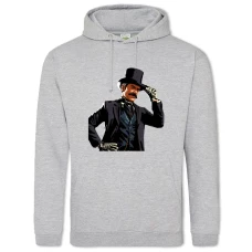 Hoodie with Print Red Dead Redemption Hero - 2XL grey