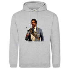 Hoodie with Print Red Dead Redemption Strong Hero - 2XL grey