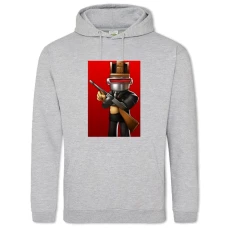 Hoodie with Print Roblox Hero - 2XL grey