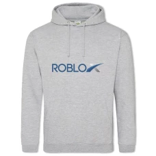 Hoodie with Print Roblox Logo Print - 2XL grey