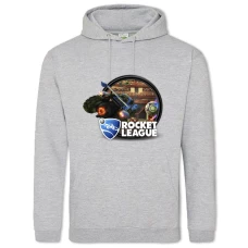 Hoodie with Print Rocket League Print Logo - 2XL grey