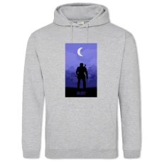 Hoodie with Print Rust Hero - 2XL grey