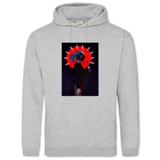 Hoodie with Print Sally Face Print - 2XL grey
