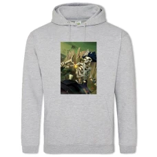 Hoodie with Print Sea Of ​​Thieves Sceleton Hero - 2XL grey