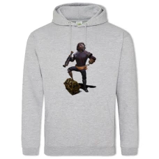 Hoodie with Print Sea Of ​​Thieves Cute Print - 2XL grey
