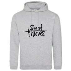 Hoodie with Print Sea Of ​​Thieves Black Logo - 2XL grey