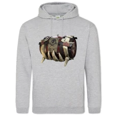 Hoodie with Print Sea Of ​​Thieves Barrel - 2XL grey