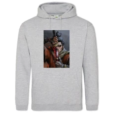Hoodie with Print Sekiro Shadow Die Twice Hero - 2XL grey