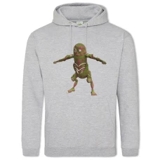 Hoodie with Print Spore Rick And Morty Pickle Rick - 2XL grey