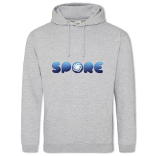 Hoodie with Print Spore Logo - 2XL grey