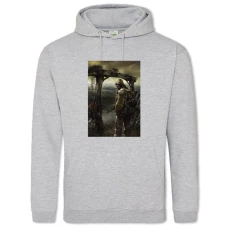 Hoodie with Print Stalker Hero - 2XL grey
