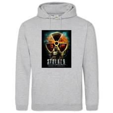 Hoodie with Print Stalker Theme - 2XL grey