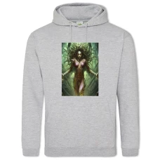 Hoodie with Print Starcraft Amazing Woman - 2XL grey