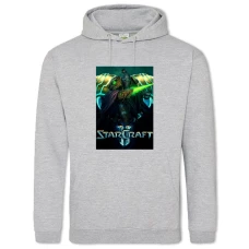 Hoodie with Print Starcraft Theme - 2XL grey