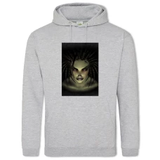 Hoodie with Print Starcraft Theme Print - 2XL grey