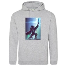 Hoodie with Print Starcraft Theme Hero - 2XL grey