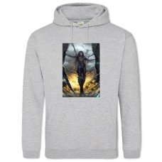 Hoodie with Print Starcraft Magic Hero Print - 2XL grey