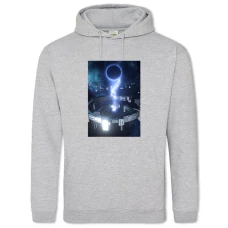 Hoodie with Print Stellaris Theme - 2XL grey