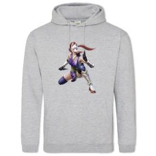 Hoodie with Print Tekken Cat Girl Hero - 2XL grey