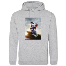 Hoodie with Print Tekken Hero Girl - 2XL grey