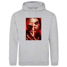 Hoodie with Print Tekken Print - 2XL grey