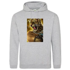 Hoodie with Print Tekken King - 2XL grey