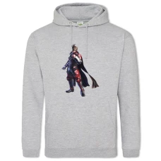 Hoodie with Print Tekken Hero Print - 2XL grey