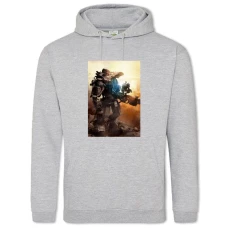 Hoodie with Print Titanfall Print - 2XL grey