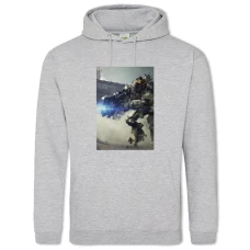 Hoodie with Print Titanfall Battle Hero - 2XL grey