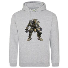Hoodie with Print Titanfall Creature - 2XL grey