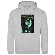 Hoodie with Print The Elder Scrolls Hero Girl - 2XL grey