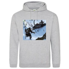 Hoodie with Print The Elder Scrolls Theme Print - 2XL grey