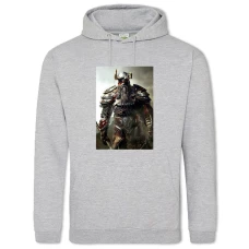 Hoodie with Print The Elder Scrolls Warrior - 2XL grey