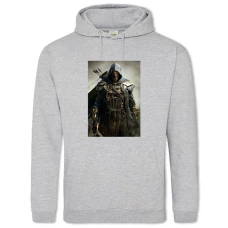 Hoodie with Print The Elder Scrolls Archer Hero - 2XL grey