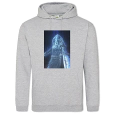 Hoodie with Print The Elder Scrolls Ghost - 2XL grey