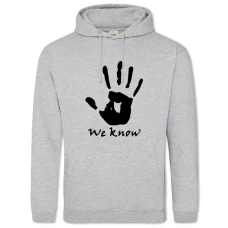 Hoodie with Print The Elder Scrolls We Know - 2XL grey