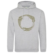 Hoodie with Print The Elder Scrolls Circle Print - 2XL grey