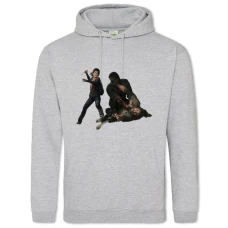 Hoodie with Print The Last Of Us Print - 2XL grey