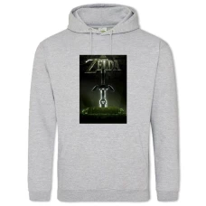 Hoodie with Print The Legend Of Zelda Print - 2XL grey