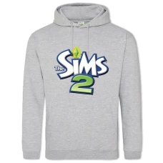 Hoodie with Print The Sims 2 Logo - 2XL grey