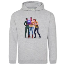 Hoodie with Print The Sims Heroes Print - 2XL grey