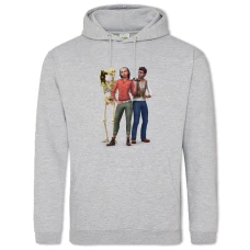 Hoodie with Print The Sims Theme Heroes - 2XL grey