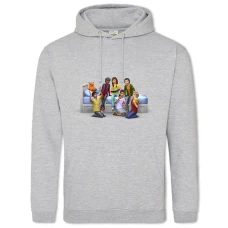 Hoodie with Print The Sims Cute Heroes - 2XL grey