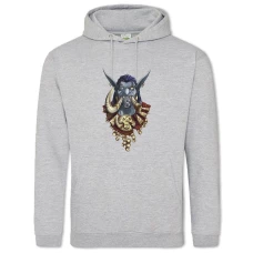 Hoodie with Print World Of Warcraft Art Edition - 2XL grey