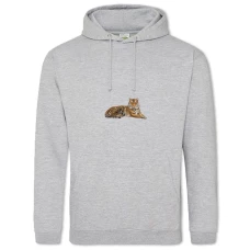 Худі з принтом Брехня Тигра - 2XL сірий