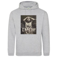 Hoodie with Print Eminem 2 - 2XL grey