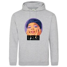 Hoodie with Print Lizzo 2 - 2XL grey