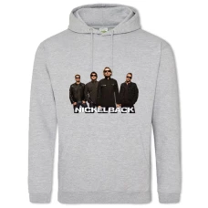 Hoodie with Print Nickelback 2 - 2XL grey