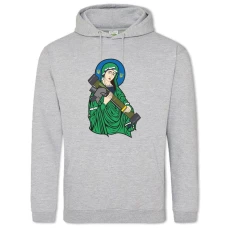 Hoodie with Print Saint Javelin - 2XL grey
