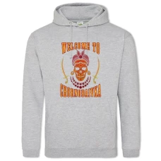 Hoodie with Print Welcome to Chornobaivka - 2XL grey